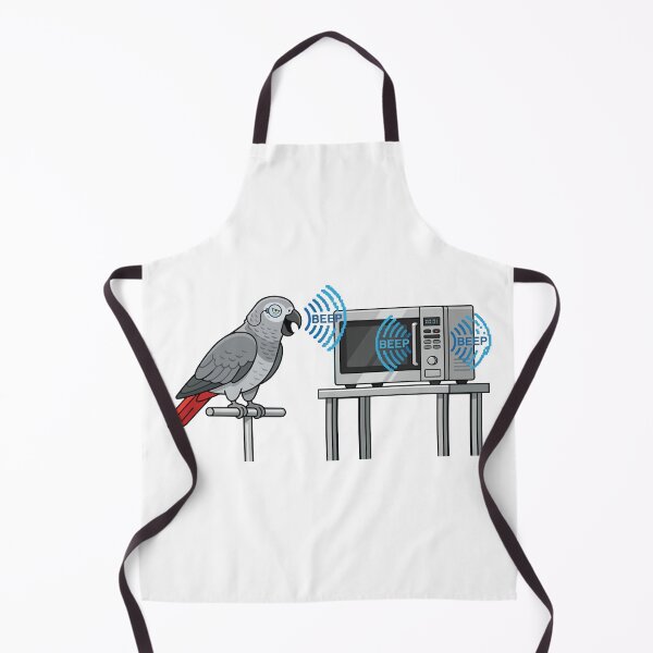 Item preview, I Am The Microwave Now African Grey Parrot designed and sold by Petzzz.