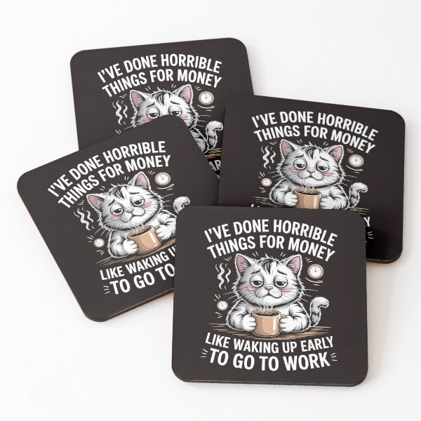 Item preview, I've Done Horrible Things For Money – Work Humor Funny Job Office Meme designed and sold by Redgiant87x.