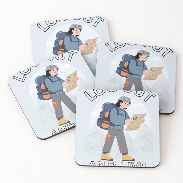 Item preview, Tishrt Log Out And Live Nature Adventure Design designed and sold by Raxid2022.