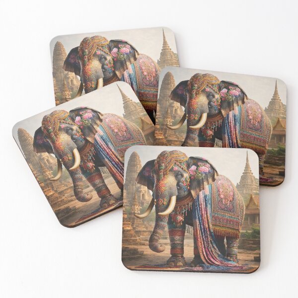 Item preview, Patchwork Elephant Spirit  designed and sold by Vanich-Panich.