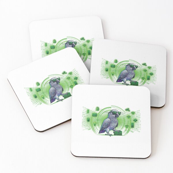 Item preview, Smart Home Hacker African Grey Parrot Tech designed and sold by Petzzz.