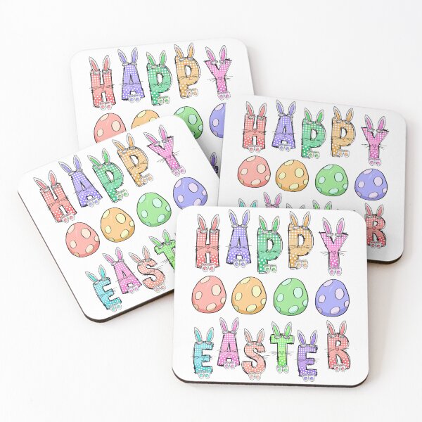 Item preview, Happy Easter And Polka-Dot Easter Eggs. designed and sold by Dinasshop.