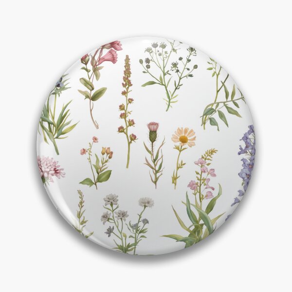 Item preview, Wildflowers watercolor set designed and sold by uunaa.