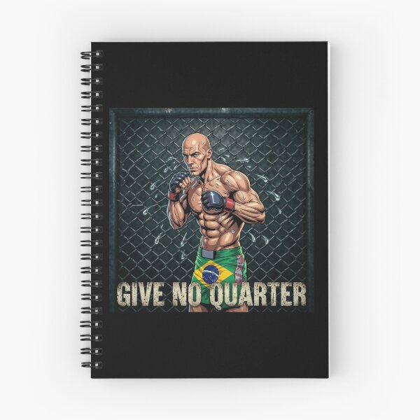Item preview, Give No Quarter Brazilian MMA Fighter - Cage Fighting Motivational Design designed and sold by FightModeStudio.