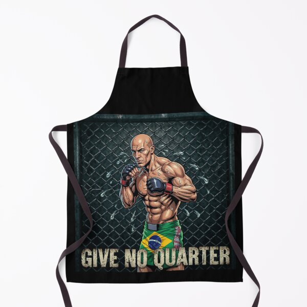 Item preview, Give No Quarter Brazilian MMA Fighter - Cage Fighting Motivational Design designed and sold by FightModeStudio.