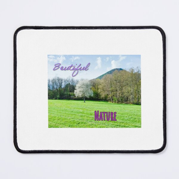 Item preview, Cherry blossom tree in front of a mountain designed and sold by Mai-Lan-Kelly.