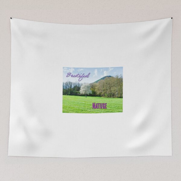 Item preview, Cherry blossom tree in front of a mountain designed and sold by Mai-Lan-Kelly.