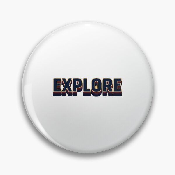 Item preview, Retro “EXPLORE” 3D Adventure Typography | Bold Motivational Travel Quote | Vintage Graphic Design designed and sold by Bright Nest Studio.