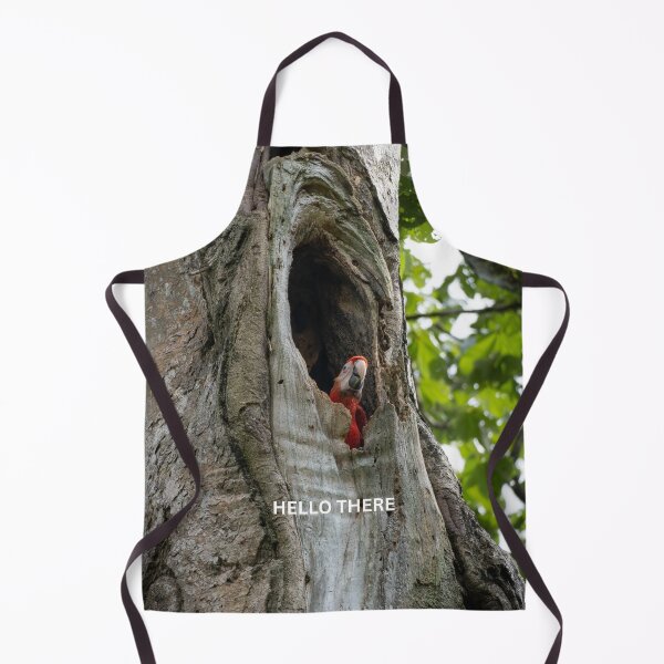 Item preview, Hello There Parrot Meme Funny Bird Sticker Scarlet Macaw Tree Hole Humor Gift designed and sold by WildFrameNature.