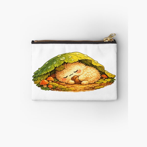 Item preview, Cute Sleeping Forest Creature Sticker | The World of Pipleaf designed and sold by TheCrookedFern.