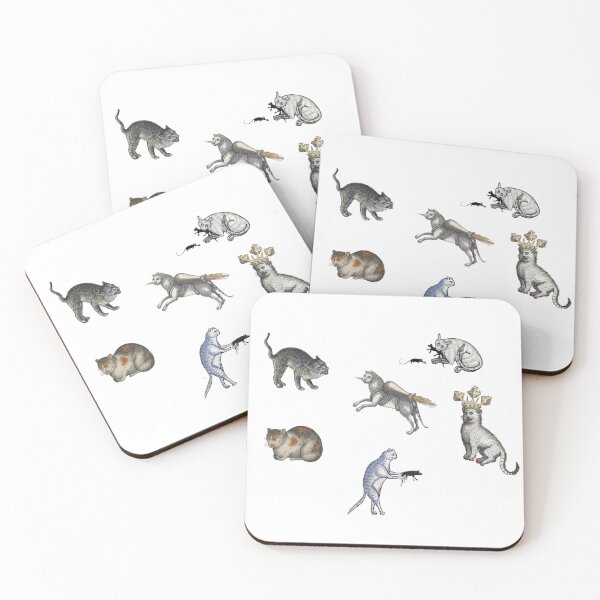 Item preview, ugly medieval cats pack set designed and sold by ArchitecturNest.