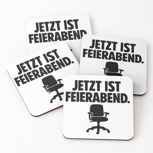 Item preview, German Feierabend Shirt Jetzt Ist Feierabend Office Chair Graphic designed and sold by POD DYNASTY.