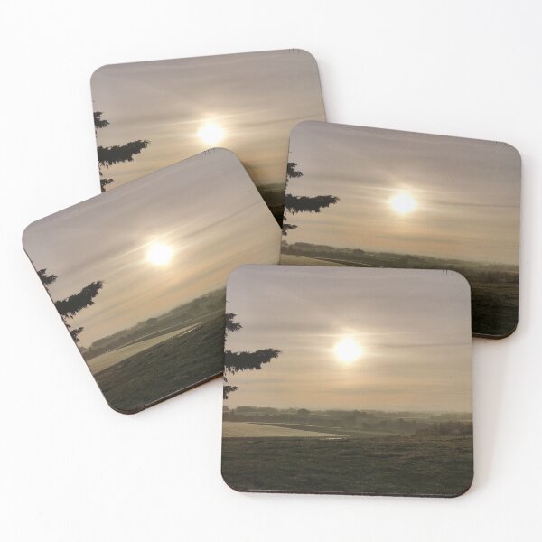 Item preview, Foggy Sunrise Over French Apple Orchards designed and sold by Kainicram.