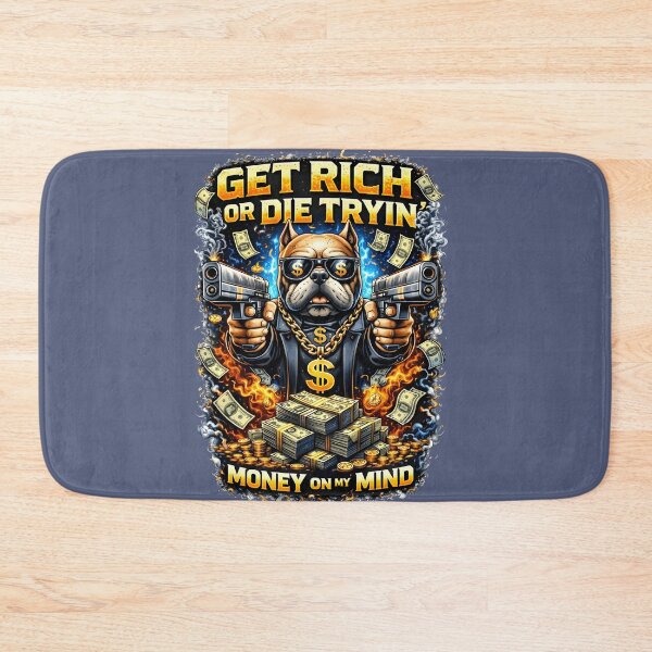 Item preview, Get Rich Or Die Tryin Dog Design designed and sold by Nixora.