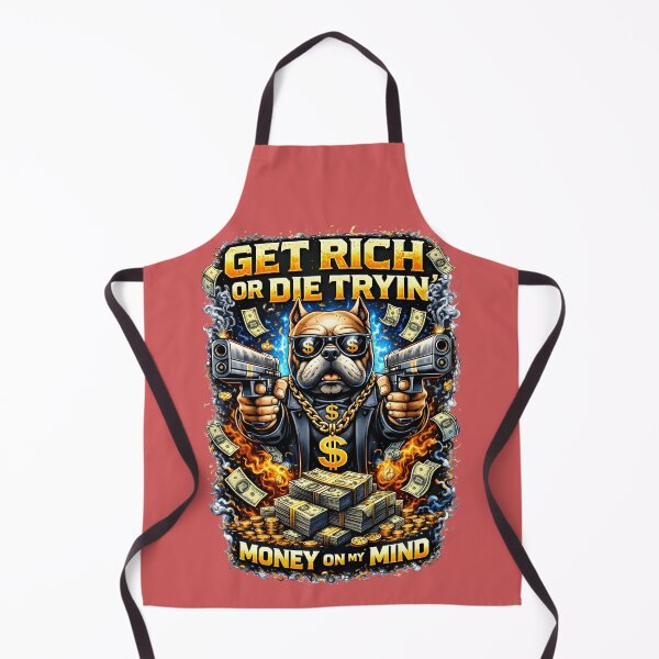 Item preview, Get Rich Or Die Tryin Dog Design designed and sold by Nixora.