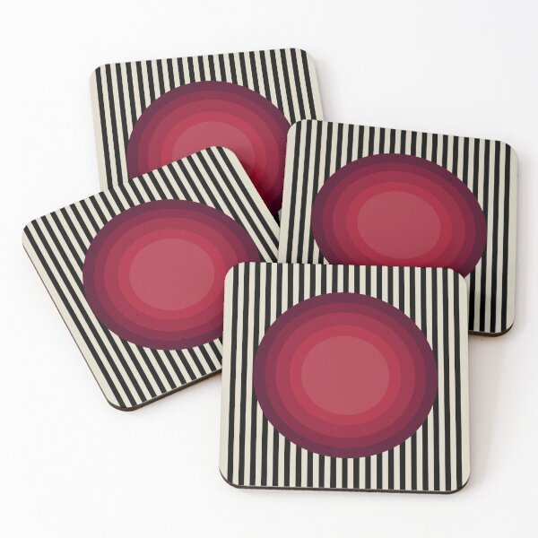 Item preview, Bauhaus poster red shades designed and sold by ArchitecturNest.