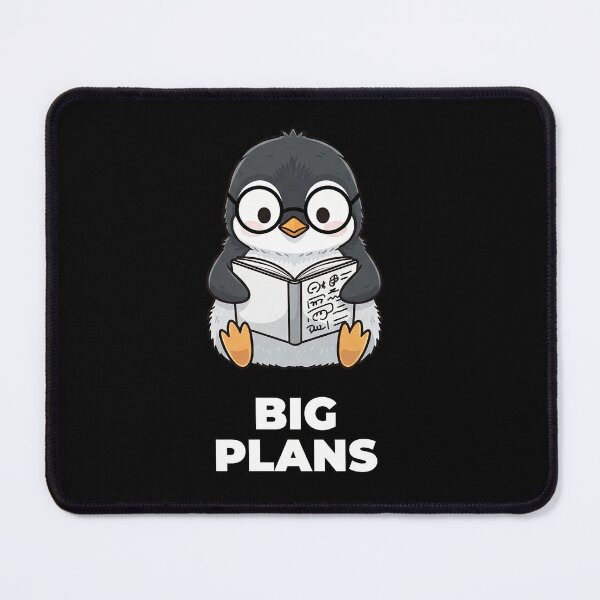 Item preview, Big Plans Kawaii Penguin Art designed and sold by Teeny Quities.