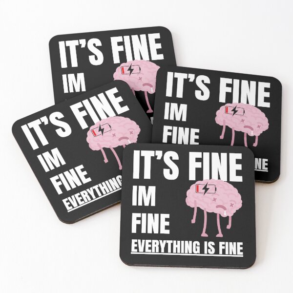 Item preview, Minimalist text, themes of social exhaustion designed and sold by BloodyTeapot.