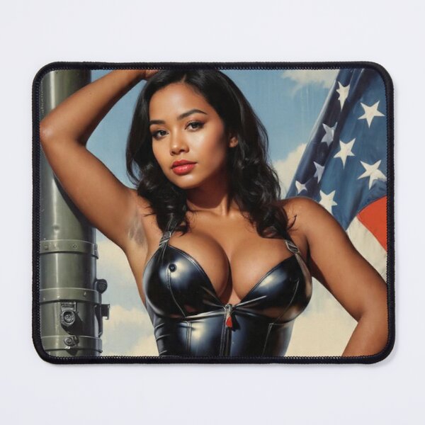 Item preview, Vintage 1940s Army Pin Up Pacific Island Beauty designed and sold by MissSaylor.