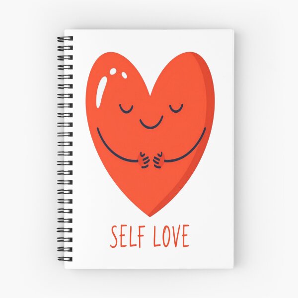 Item preview, Cute “SELF LOVE” Heart Illustration | Positive Mental Health Art | Self‑Care Motivational Design designed and sold by Bright Nest Studio.