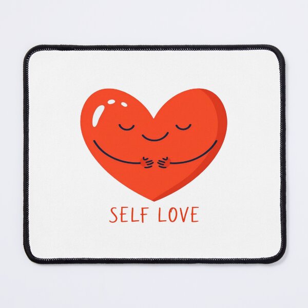 Item preview, Cute “SELF LOVE” Heart Illustration | Positive Mental Health Art | Self‑Care Motivational Design designed and sold by Bright Nest Studio.
