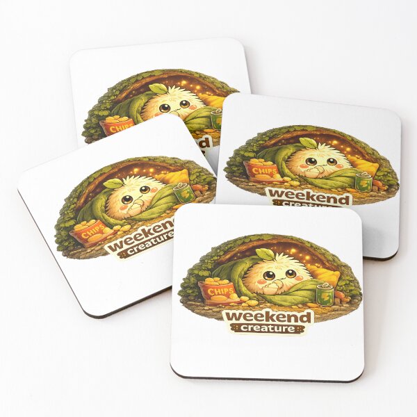 Item preview, Cute Weekend Mood Sticker | The World of Pipleaf designed and sold by TheCrookedFern.