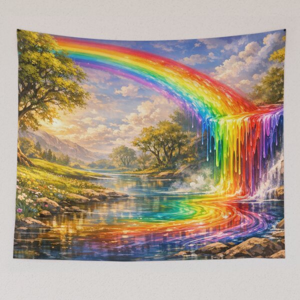 Item preview, Liquid Rainbow Falls designed and sold by Sigtrix.