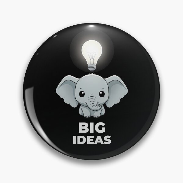 Item preview, Big Ideas Kawaii Elephant Art designed and sold by Teeny Quities.