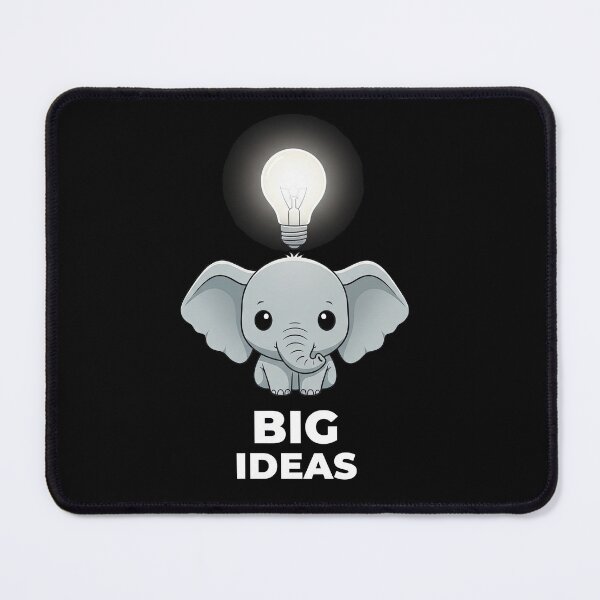 Item preview, Big Ideas Kawaii Elephant Art designed and sold by Teeny Quities.