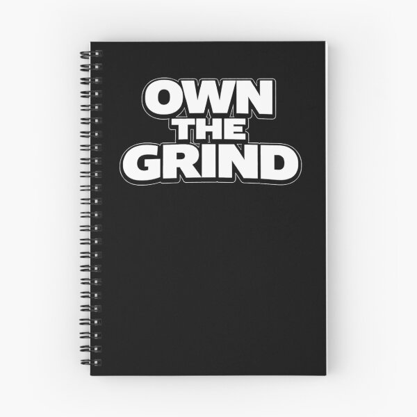 Item preview, Own The Grind Motivational Quote Shirt designed and sold by Papier Atelier Art.