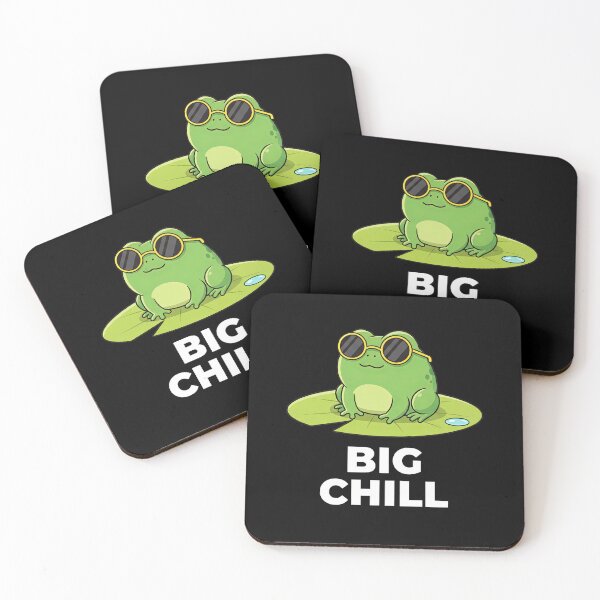 Item preview, Big Chill Kawaii Frog Art designed and sold by Teeny Quities.