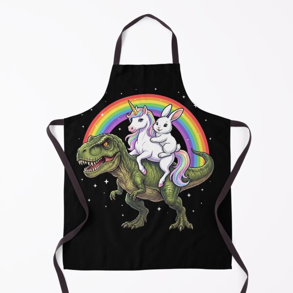 Item preview, Rainbow Rabbit Unicorn T Rex Dinosaur Animal Lover designed and sold by DoodleTortle.