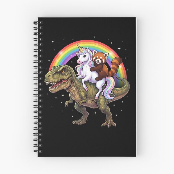 Item preview, Rainbow Red Panda Unicorn T Rex Dinosaur Animal Lover designed and sold by DoodleTortle.