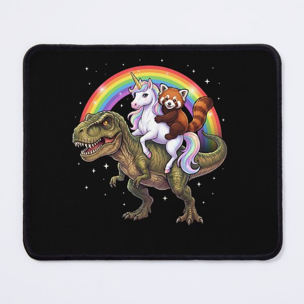 Item preview, Rainbow Red Panda Unicorn T Rex Dinosaur Animal Lover designed and sold by DoodleTortle.