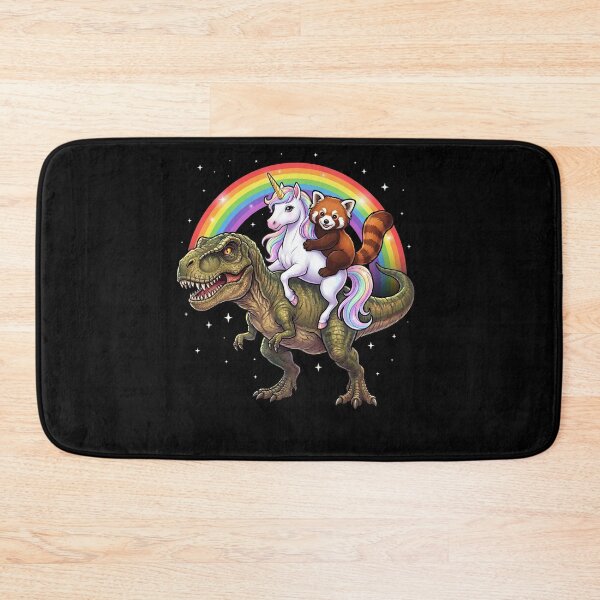 Item preview, Rainbow Red Panda Unicorn T Rex Dinosaur Animal Lover designed and sold by DoodleTortle.