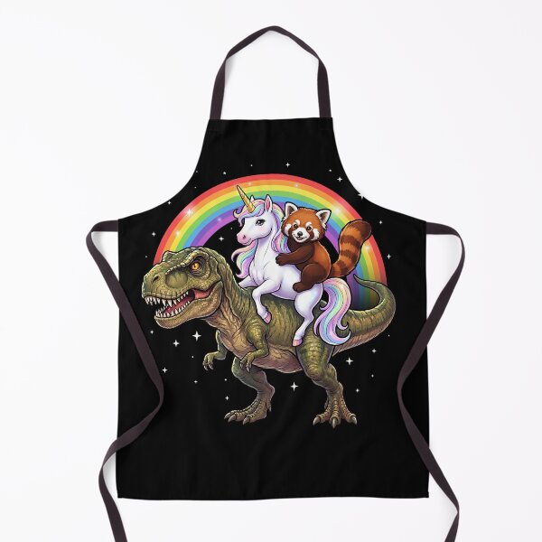 Item preview, Rainbow Red Panda Unicorn T Rex Dinosaur Animal Lover designed and sold by DoodleTortle.