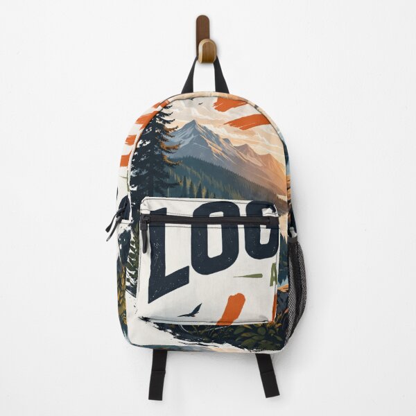 Item preview, Log out and live, digital detox, unplug, nature, motivational quote designed and sold by Raxid2022.