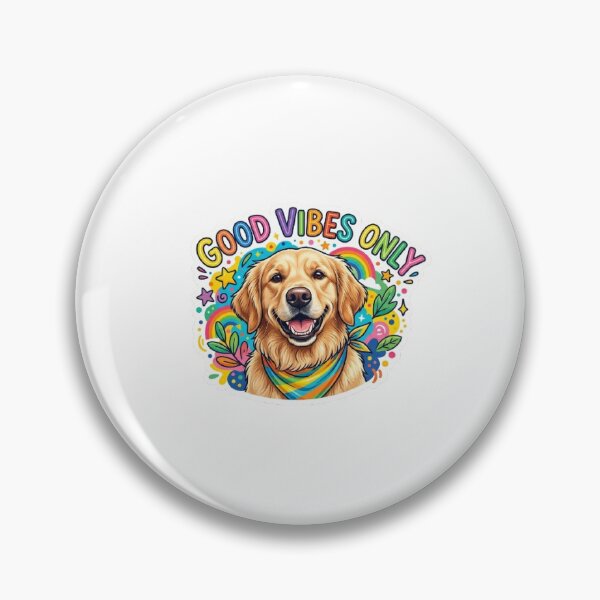 Item preview, Happy Dog Sticker – Positive Vibes Pet designed and sold by SainiArt19.
