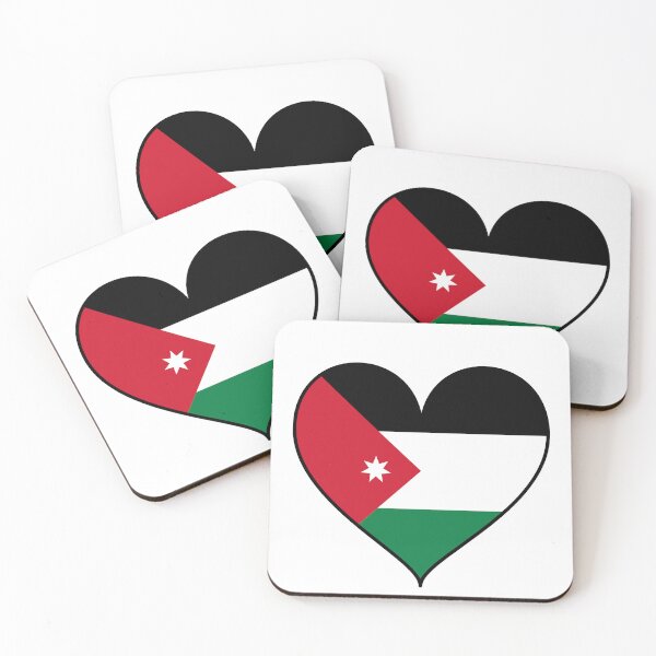 Item preview, Jordan Flag Heart Patriotic Design designed and sold by saadhamido.
