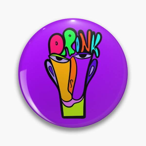 Item preview, Abstract Face Drink Pop Art – Colorful Modern Portrait Psychedelic Line Art Design designed and sold by amareshdas008.