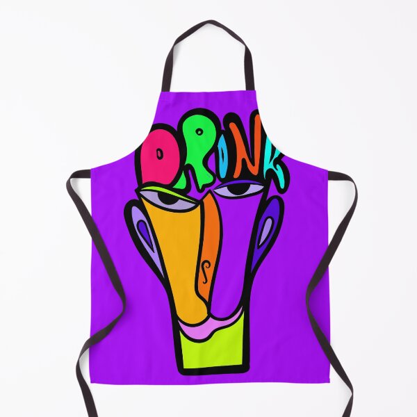 Item preview, Abstract Face Drink Pop Art – Colorful Modern Portrait Psychedelic Line Art Design designed and sold by amareshdas008.