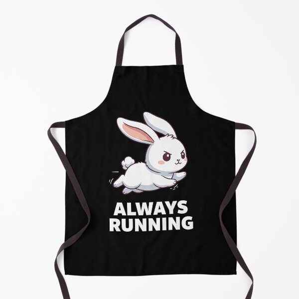 Item preview, Always Running Kawaii Bunny Art designed and sold by Teeny Quities.
