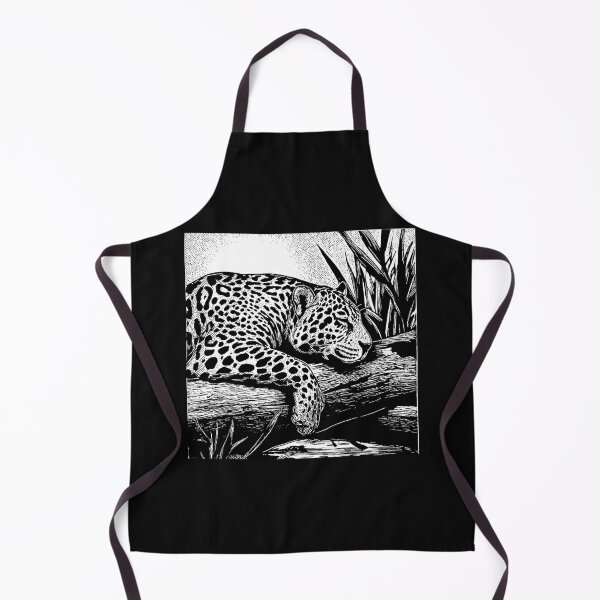 Item preview,  "Brazilian Pantanal Whispers: A Jaguar Onça Pintada Linocut Collection #1 designed and sold by Helios Be. Lavsh.