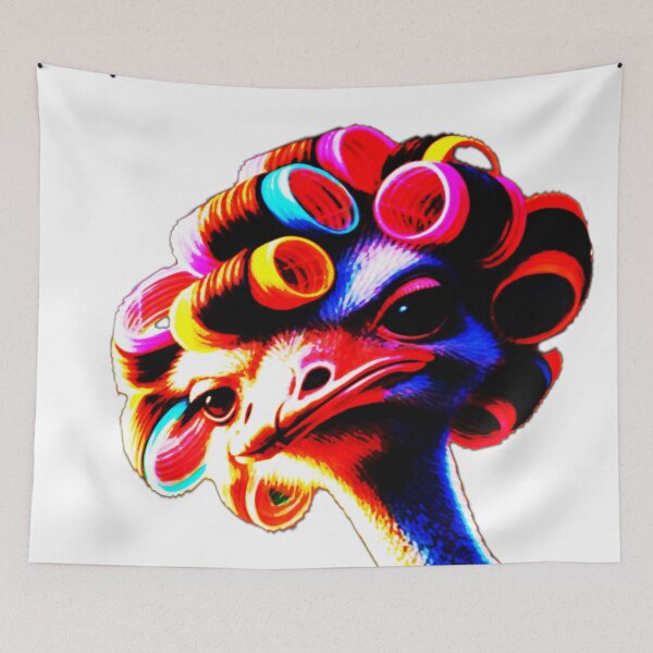 Item preview, Electric Groove Ostrich designed and sold by DesignbyDizdar.