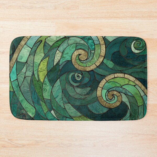 Item preview, New Zealand Māori Paua Pattern Koru Design 892 designed and sold by GrinGalore.