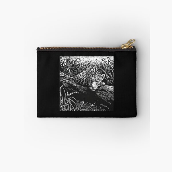 Item preview, Brazilian Pantanal Whispers: A Jaguar Onça Pintada Linocut Collection #2 designed and sold by Helios Be. Lavsh.
