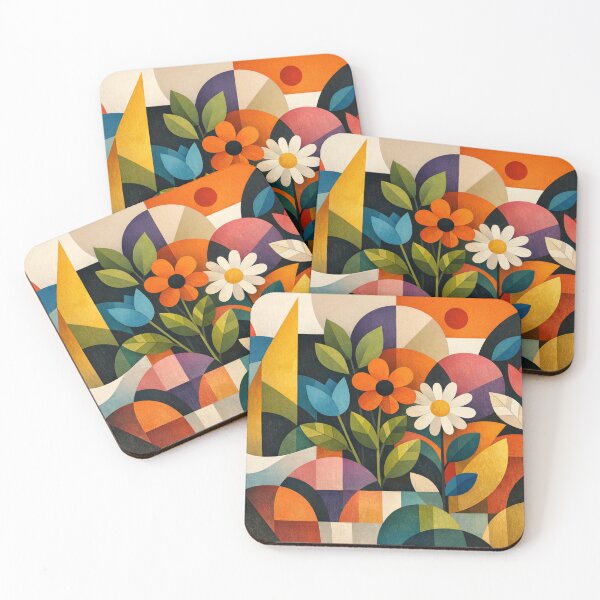 Item preview, Geometric floral harmony designed and sold by Sigtrix.
