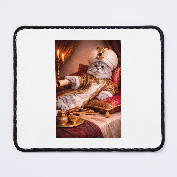 Item preview, Sultan Cat Luxury Portrait designed and sold by LovelyCatGalaxy.