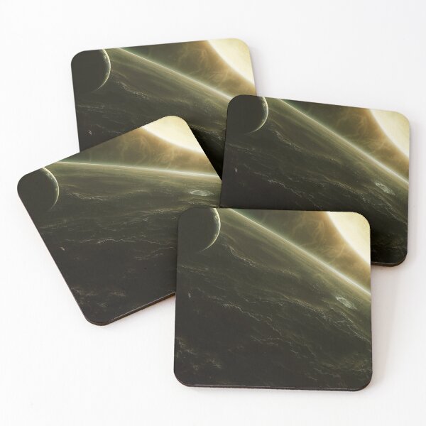 Item preview, Planet Horizon Cosmic Sunrise Art designed and sold by QuantumDrift.
