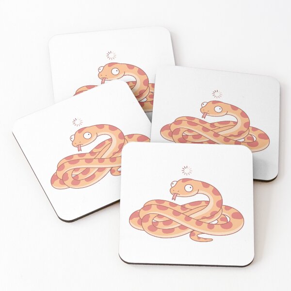 Item preview, No Thoughts Just Noodle Derpy Corn Snake designed and sold by Petzzz.